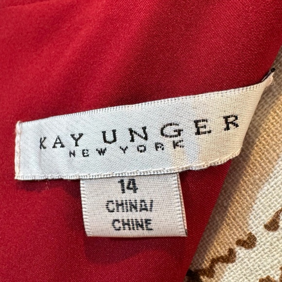 Kay Unger Grace Tea-Length Jumpsuit – Size 14 - Picture 6 of 6